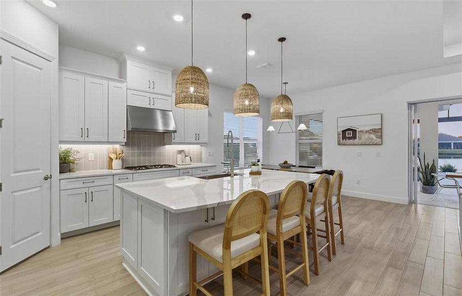 Furnished interior view inside a new home in , Palmetto (Image 19).