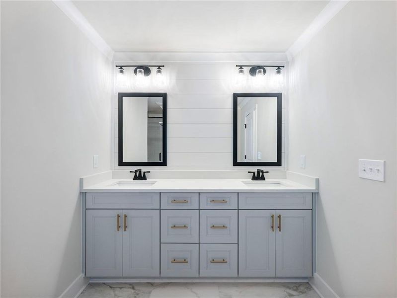 Furnished interior view inside a new home in , Buford (Image 7).