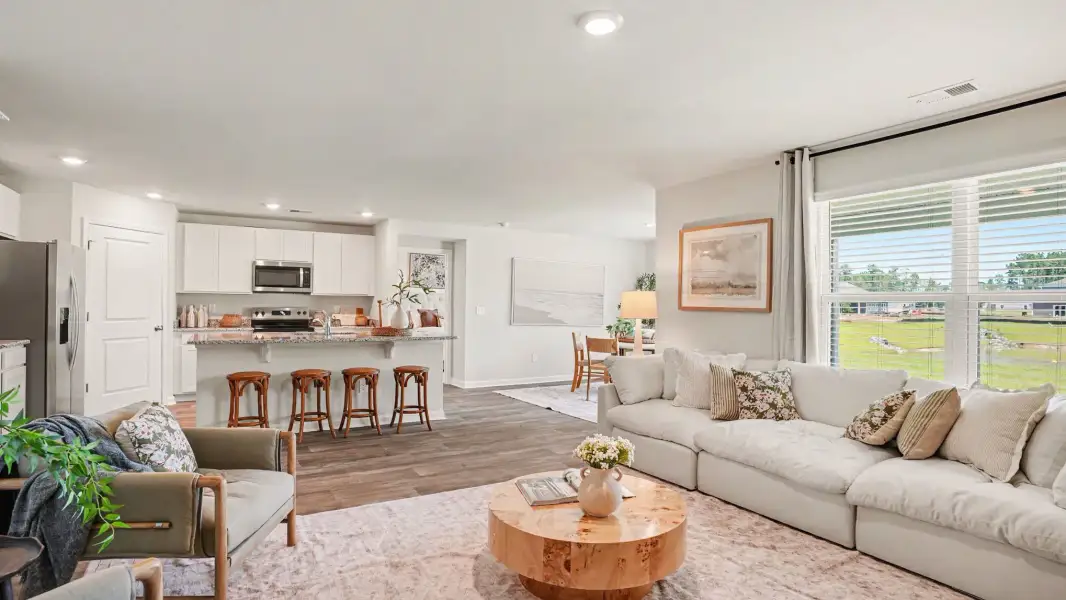Furnished interior view inside a new home in Evington Place, Longs (Image 10).