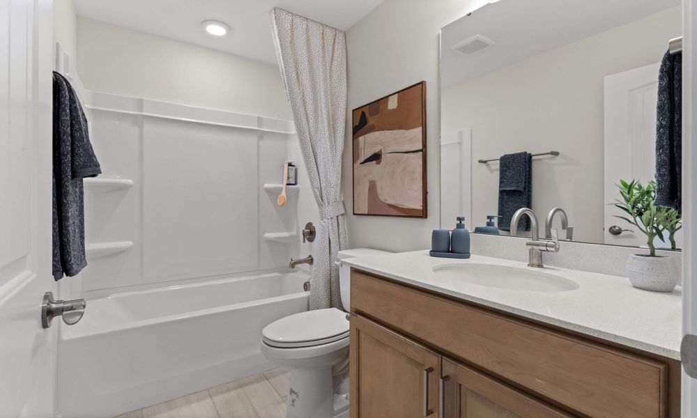 Representative furnished interior of a home built from the The Hibiscus by Chesapeake Homes in Heritage Park at Longs, Longs (Image 38).