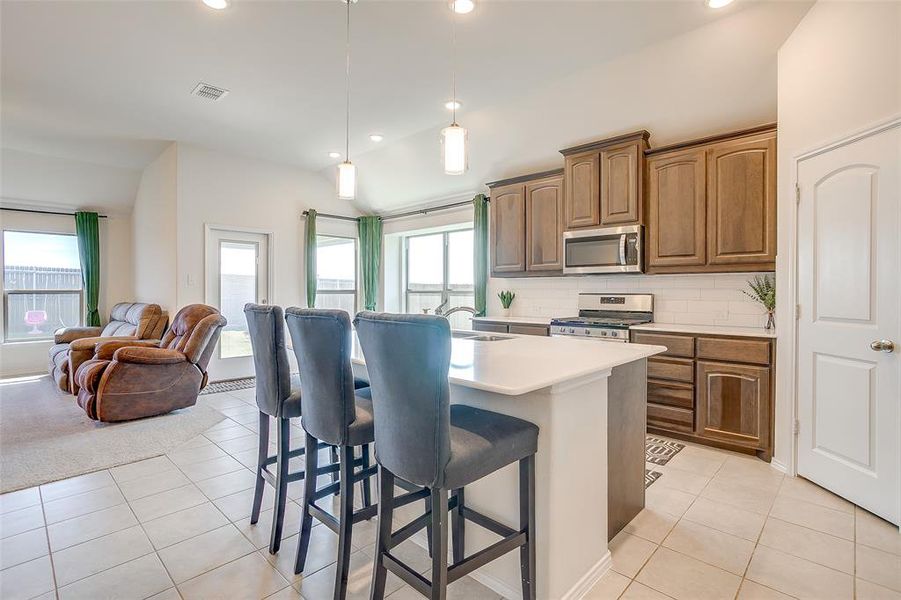 Furnished interior view inside a new home in Chisholm Hills, Cleburne (Image 9). Furnished interior view inside a new home in Chisholm Hills, Cleburne (Image 9).