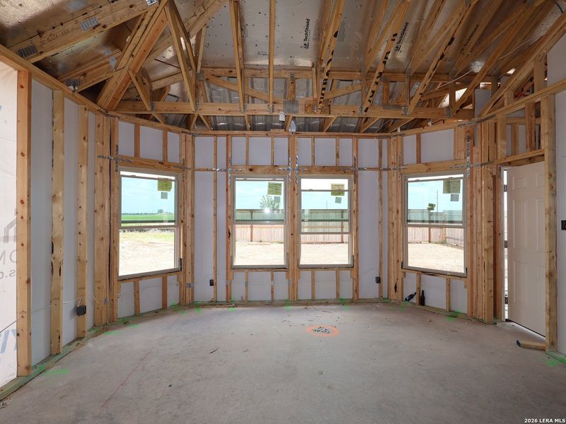 In-progress construction of a new home in Meadows at Clear Springs, New Braunfels, TX (Image 32).