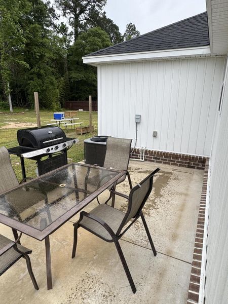 Exterior details and patio area of a home in , Florence (Image 2). Exterior details and patio area of a home in , Florence (Image 2).