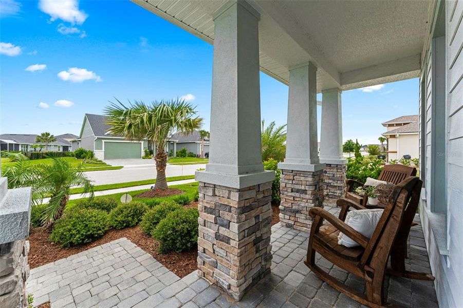 Exterior details and patio area of a home in Mosaic, Daytona Beach (Image 24). Exterior details and patio area of a home in Mosaic, Daytona Beach (Image 24).