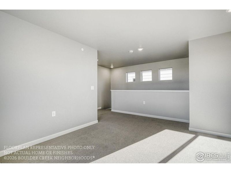 Spacious, unfurnished interior of a new home in Baseline, Broomfield (Image 37). Spacious, unfurnished interior of a new home in Baseline, Broomfield (Image 37).