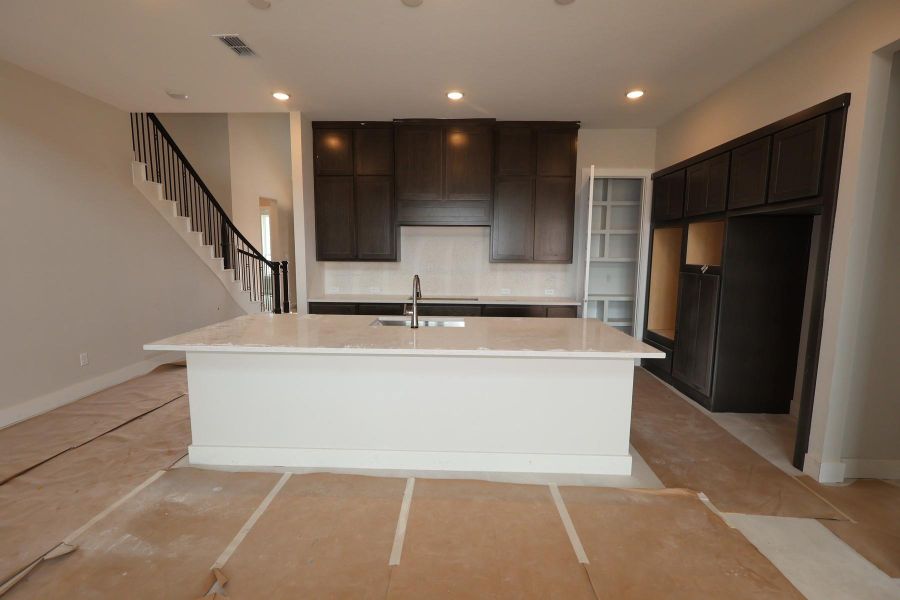 In-progress construction of a new home in Dunham Pointe, Cypress, TX (Image 24).