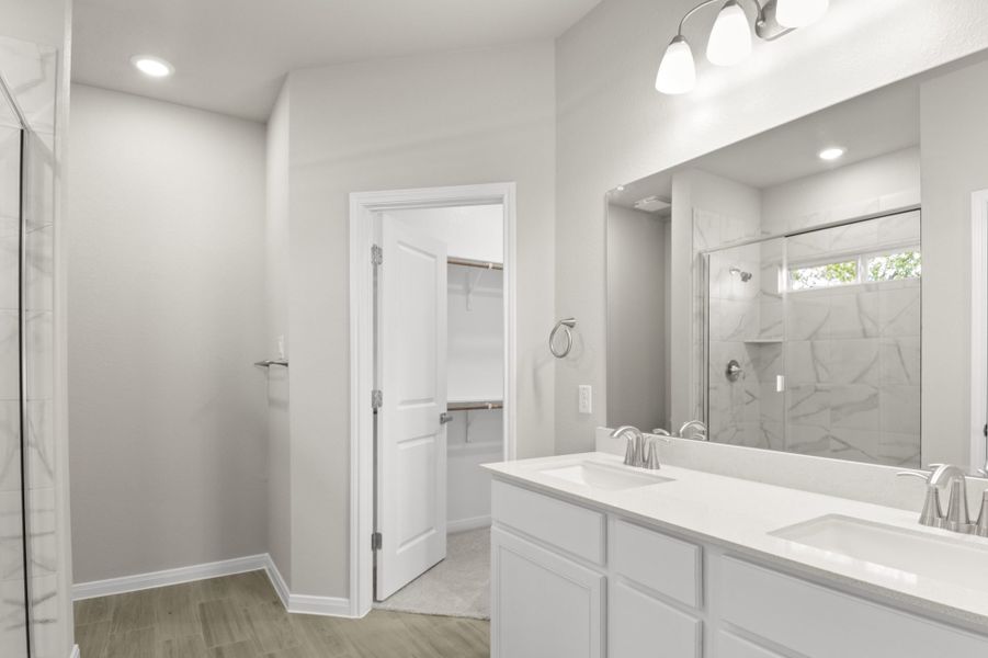 Furnished interior view inside a new home in Sonterra, Jarrell (Image 9).