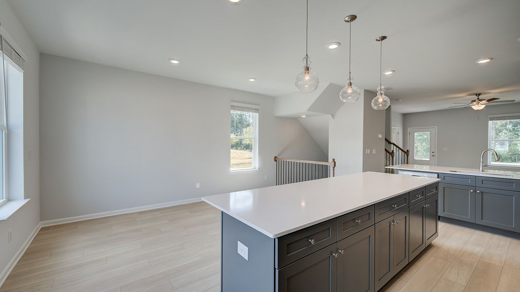 Representative furnished interior of a home built from the Lana by DRB Homes in Daybreak, Newnan (Image 16).