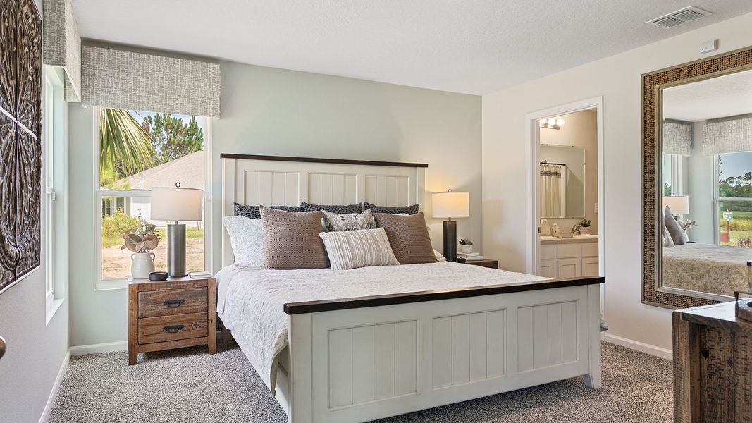 Furnished interior view inside a new home in Grand Reserve, Bunnell (Image 16). Furnished interior view inside a new home in Grand Reserve, Bunnell (Image 16).