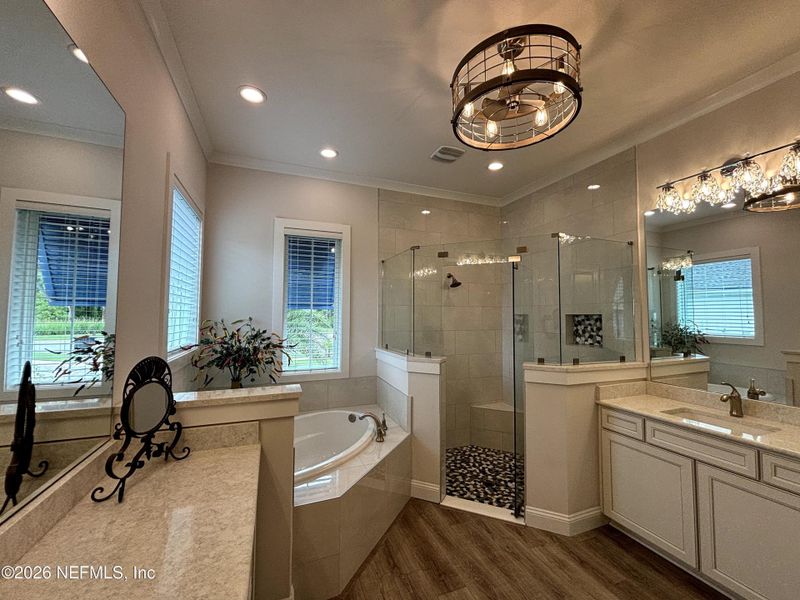 Furnished interior view inside a new home in Nocatee, Ponte Vedra (Image 15).