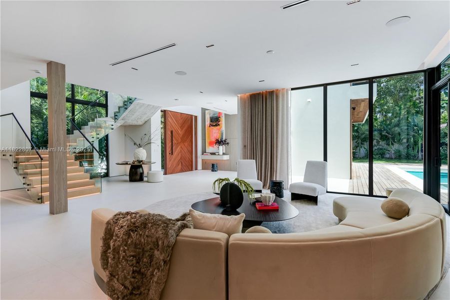 Furnished interior view inside a new home in , Miami (Image 38). Furnished interior view inside a new home in , Miami (Image 38).