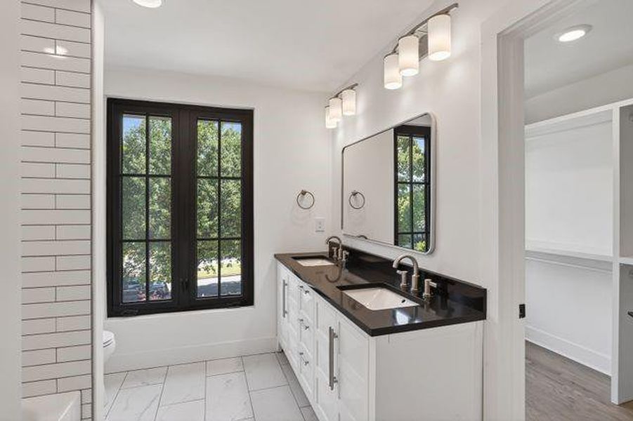 Furnished interior view inside a new home in , Roswell (Image 18).