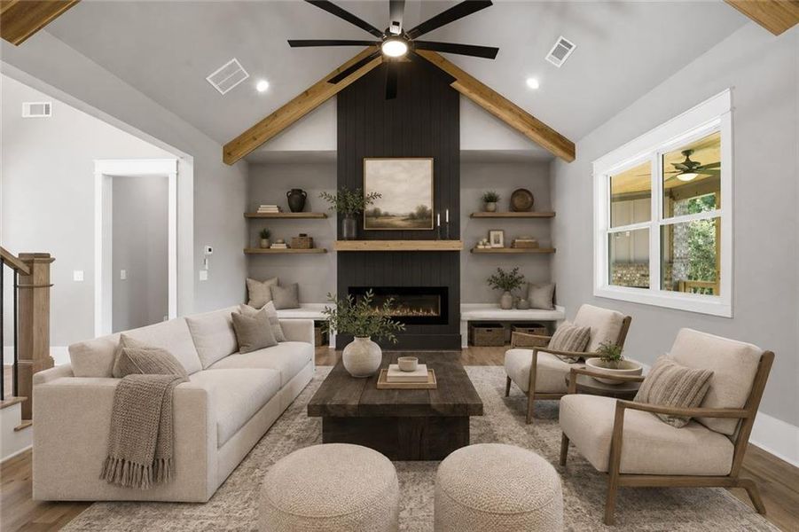 Furnished interior view inside a new home in , Jefferson (Image 20).