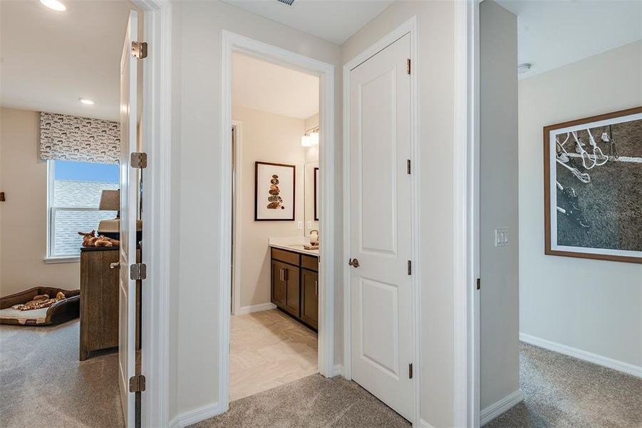 Furnished interior view inside a new home in Indigo Creek, Apollo Beach (Image 6).