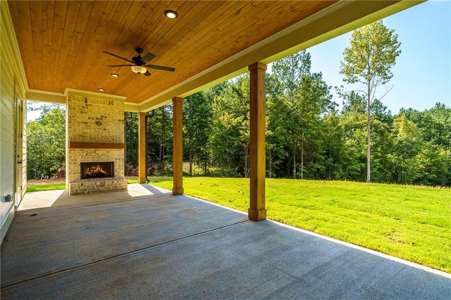 Exterior details and patio area of a home in , Ellijay (Image 29). Exterior details and patio area of a home in , Ellijay (Image 29).