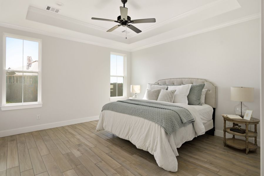 Furnished interior view inside a new home in Stella Ranch, Bryan (Image 28).