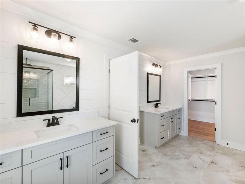 Furnished interior view inside a new home in , Buford (Image 13).