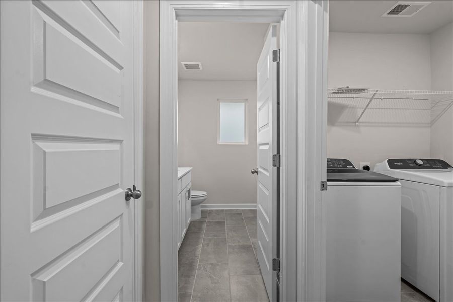 Furnished interior view inside a new home in The Farm at Wells Creek - Heritage Collection, Gray Court (Image 8). Furnished interior view inside a new home in The Farm at Wells Creek - Heritage Collection, Gray Court (Image 8).