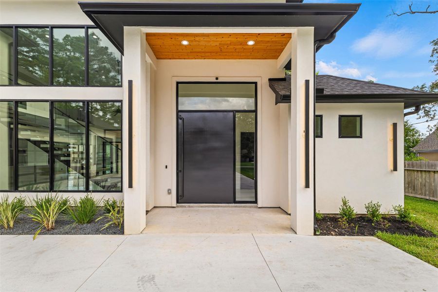 Exterior details and patio area of a home in , Magnolia (Image 36). Exterior details and patio area of a home in , Magnolia (Image 36).