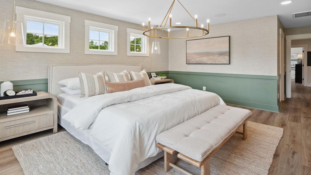 Furnished interior view inside a new home in Creekside at Andrews, Summerville (Image 30).