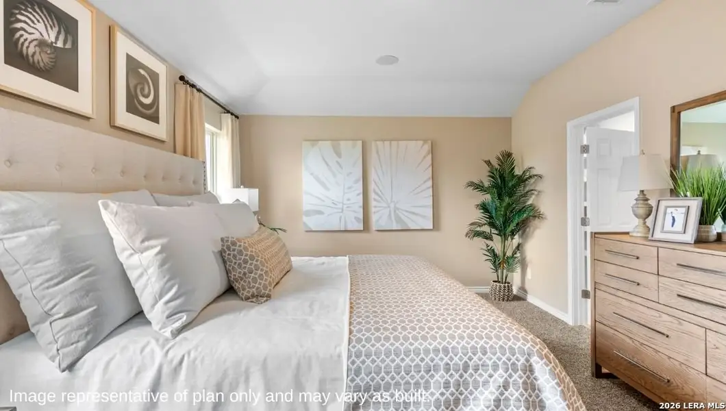 Furnished interior view inside a new home in The Birch at Spencer Ranch, Boerne (Image 11).