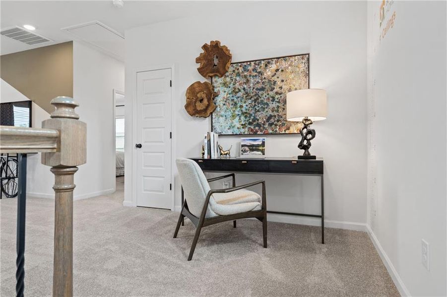 Furnished interior view inside a new home in Chestnut Creek Crossing, Collegedale (Image 29).