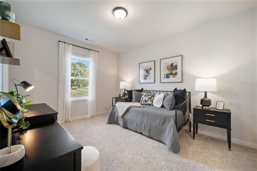 Furnished interior view inside a new home in Rosewood Lake Estates, Hoschton (Image 52).