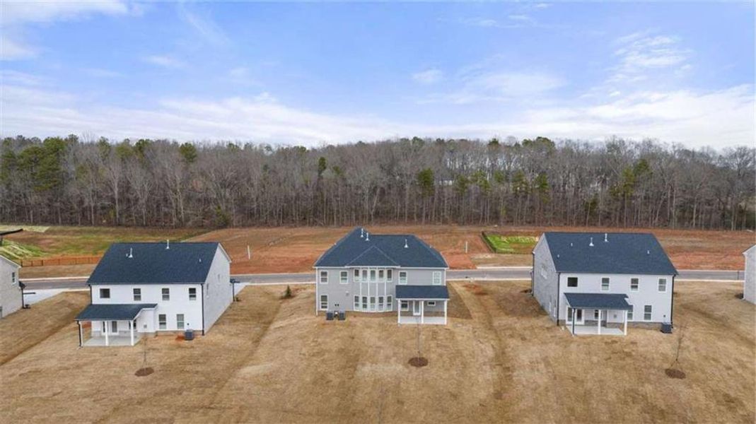 Exterior details and patio area of a home in The Gates at Pates Creek, Hampton (Image 4).