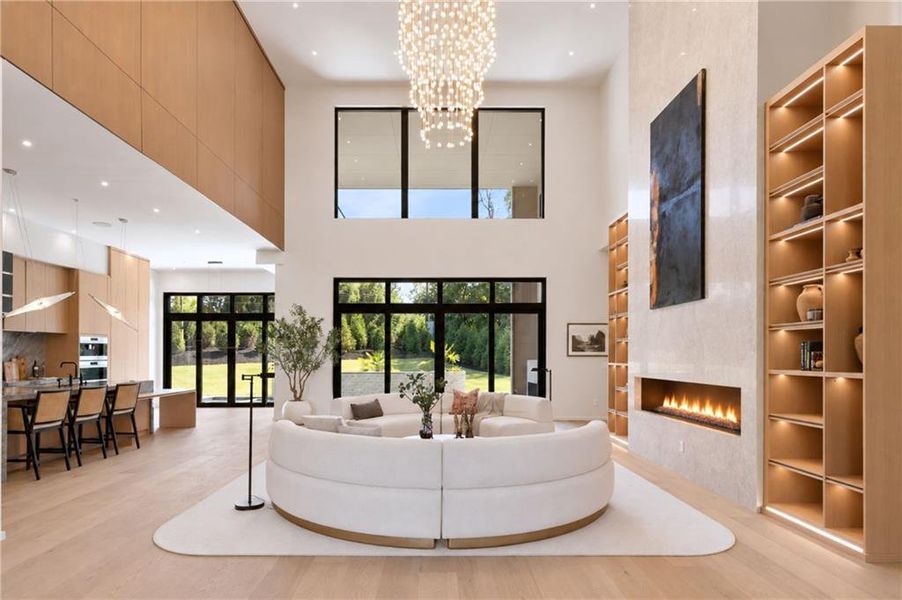 Furnished interior view inside a new home in , Marietta (Image 13).