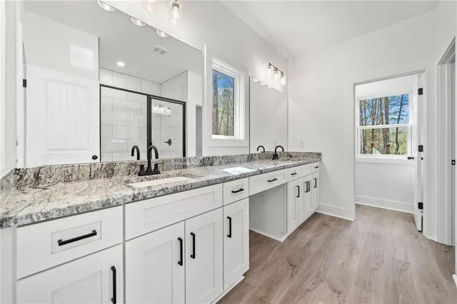 Furnished interior view inside a new home in , Ellijay (Image 7).