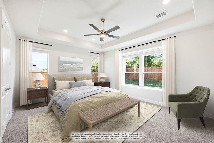 Furnished interior view inside a new home in Ridgepoint, Midlothian (Image 6). Furnished interior view inside a new home in Ridgepoint, Midlothian (Image 6).