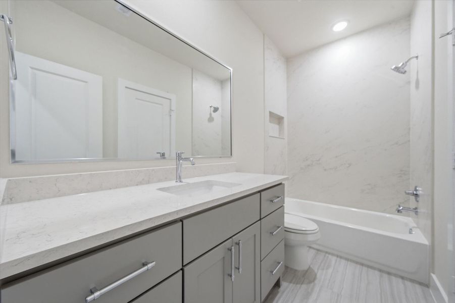 Furnished interior view inside a new home in Spring Valley Creek, Houston (Image 14).