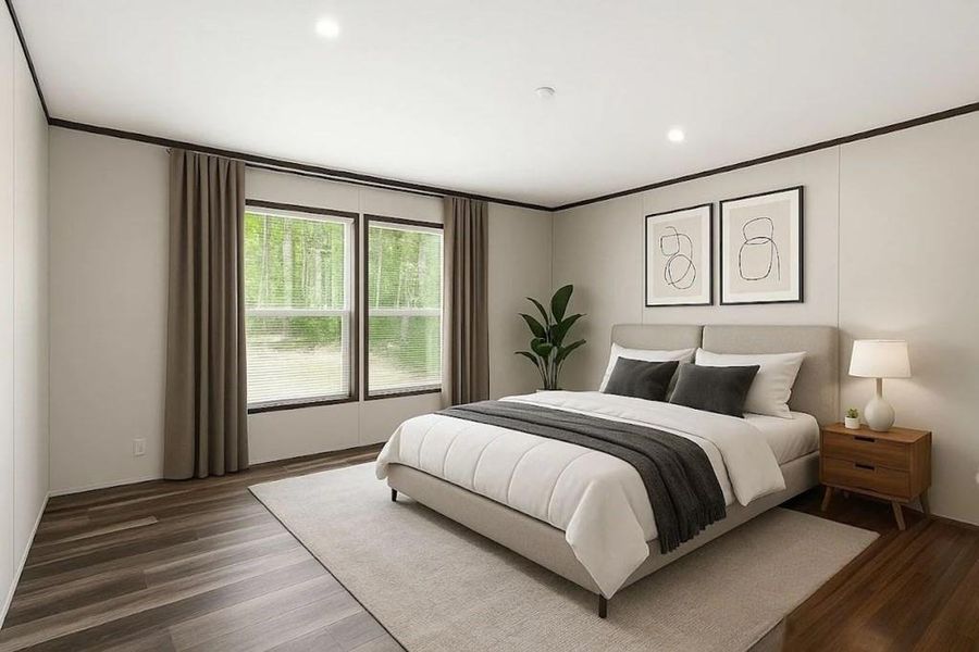 Furnished interior view inside a new home in , Talking Rock (Image 29).
