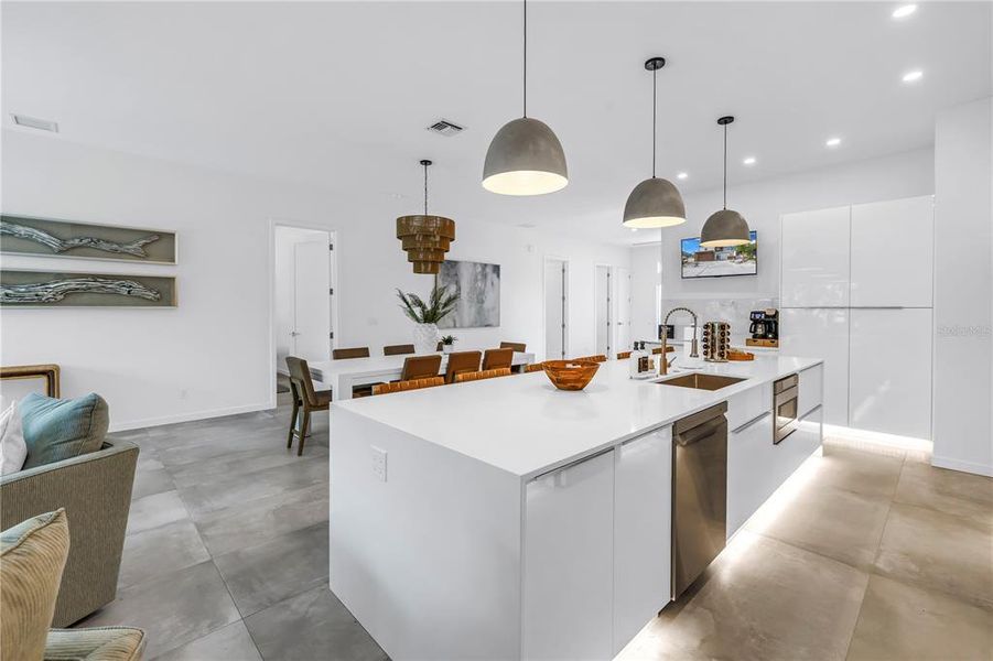 Furnished interior view inside a new home in , Sarasota (Image 32).