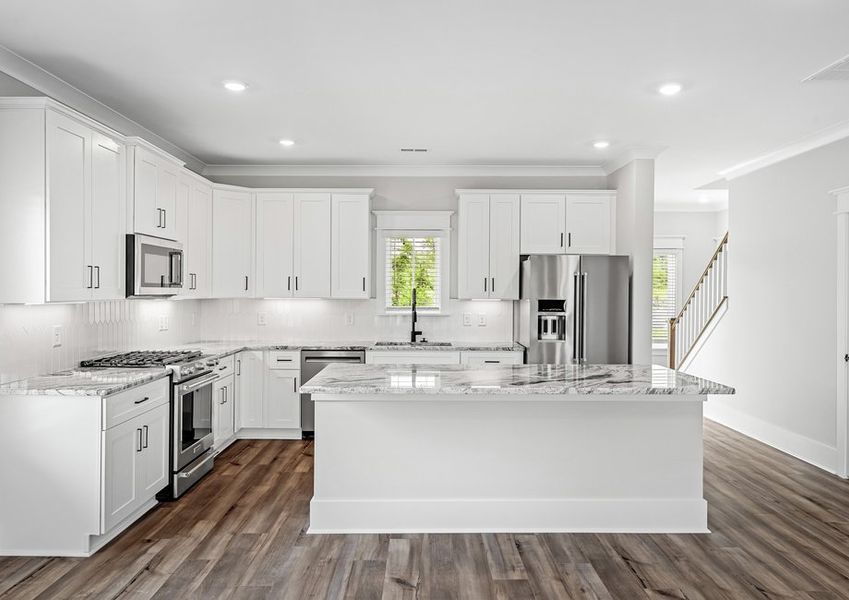 Fully loaded chef-ready kitchen.