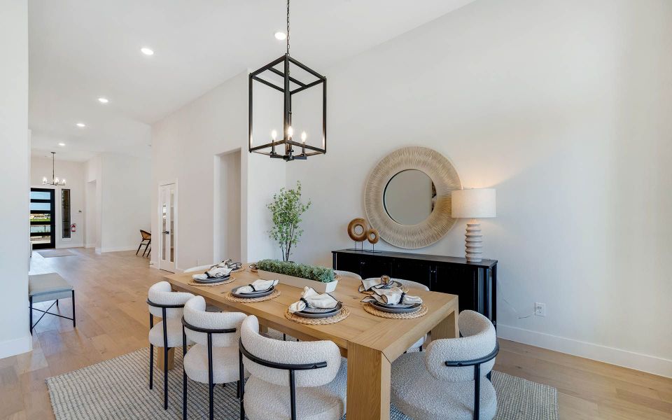 Furnished interior view inside a new home in Solterra, Mesquite (Image 31).