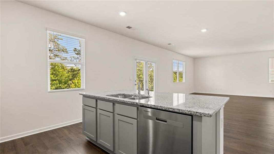 Furnished interior view inside a new home in Poplar Preserve, Newnan (Image 2).