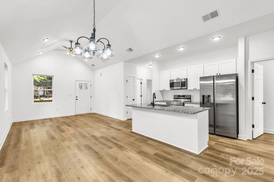 Furnished interior view inside a new home in , Statesville (Image 4). Furnished interior view inside a new home in , Statesville (Image 4).