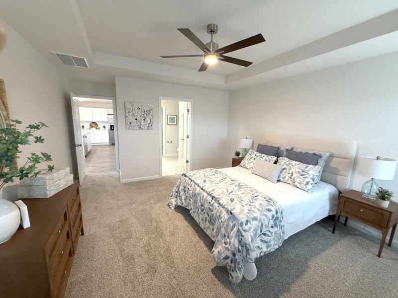 Furnished interior view inside a new home in Victorywoods Village, Columbia (Image 10).