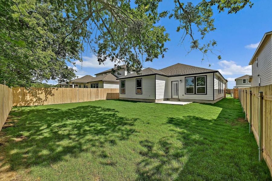 Front exterior of a new home in Hidden Trails, Belton, TX, highlighting curb appeal (Image 2).