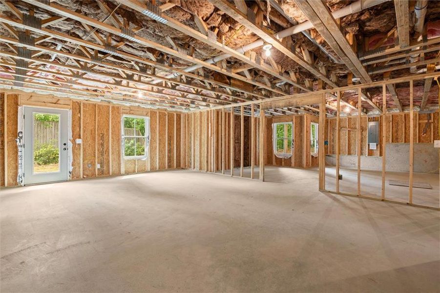 In-progress construction of a new home in , Tallapoosa, GA (Image 36).