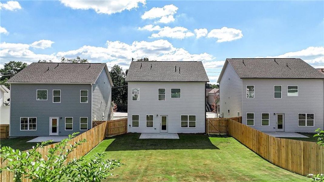 Exterior details and patio area of a home in , Marietta (Image 3).