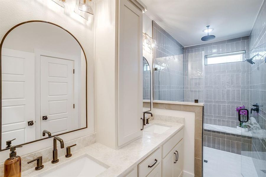 Dual vanity, walk-in shower, and luxury finishes — your dream primary suite awaits. Dual vanity, walk-in shower, and luxury finishes — your dream primary suite awaits.