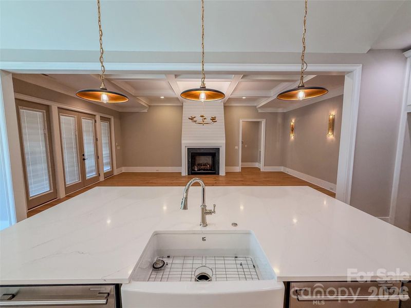 Close-up of interior finishes inside a home in , Charlotte (Image 20).