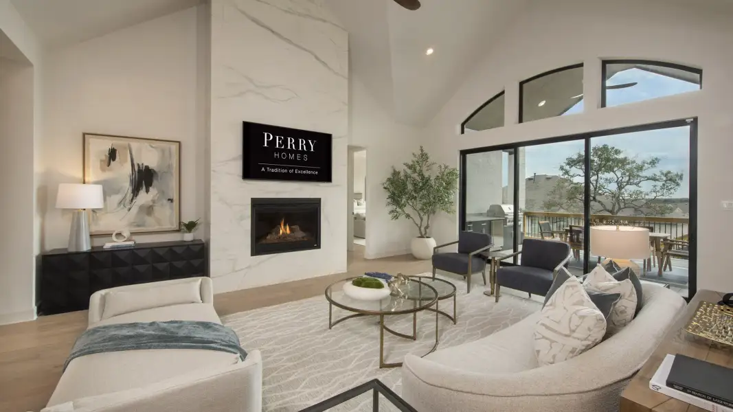 Furnished interior view inside a new home in Sonoma Verde, McLendon-Chisholm (Image 10).