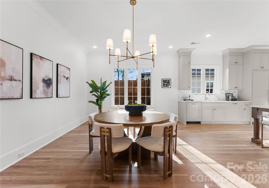 Furnished interior view inside a new home in , Charlotte (Image 30).