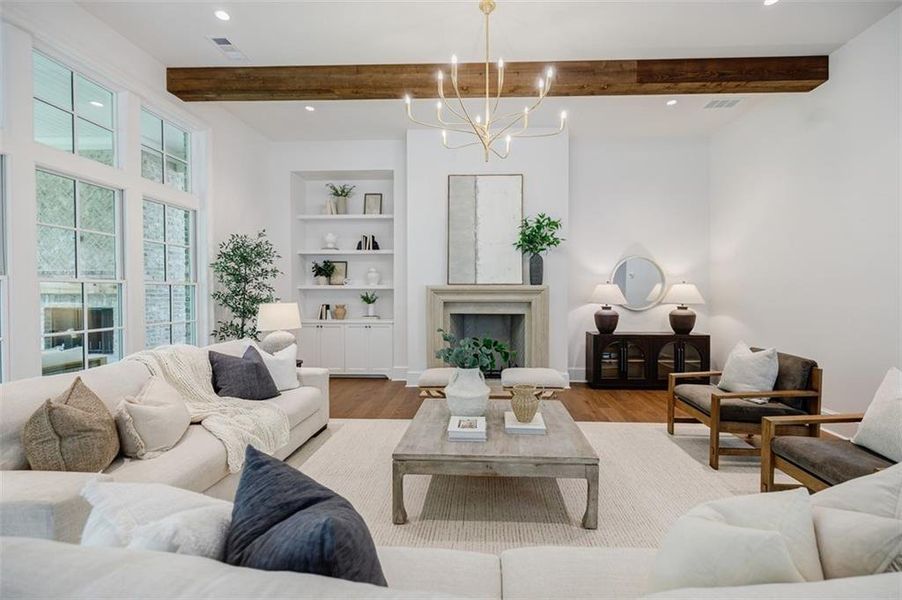 Furnished interior view inside a new home in , Canton (Image 27).