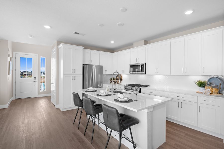Furnished interior view inside a new home in Trumark Homes at Sterling Ranch, Littleton (Image 6).