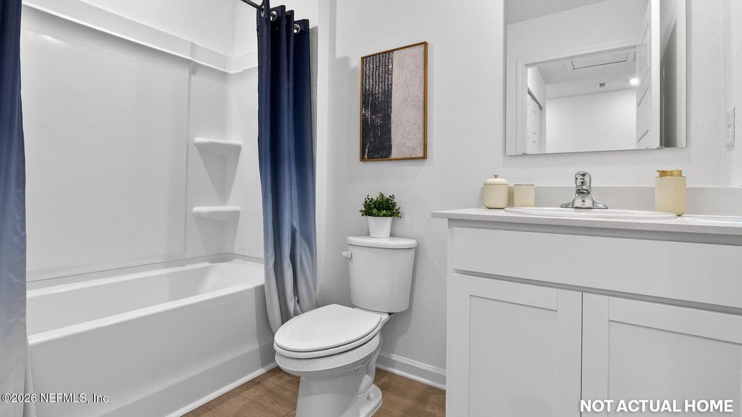 Furnished interior view inside a new home in Irongate Villas, Jacksonville (Image 16).