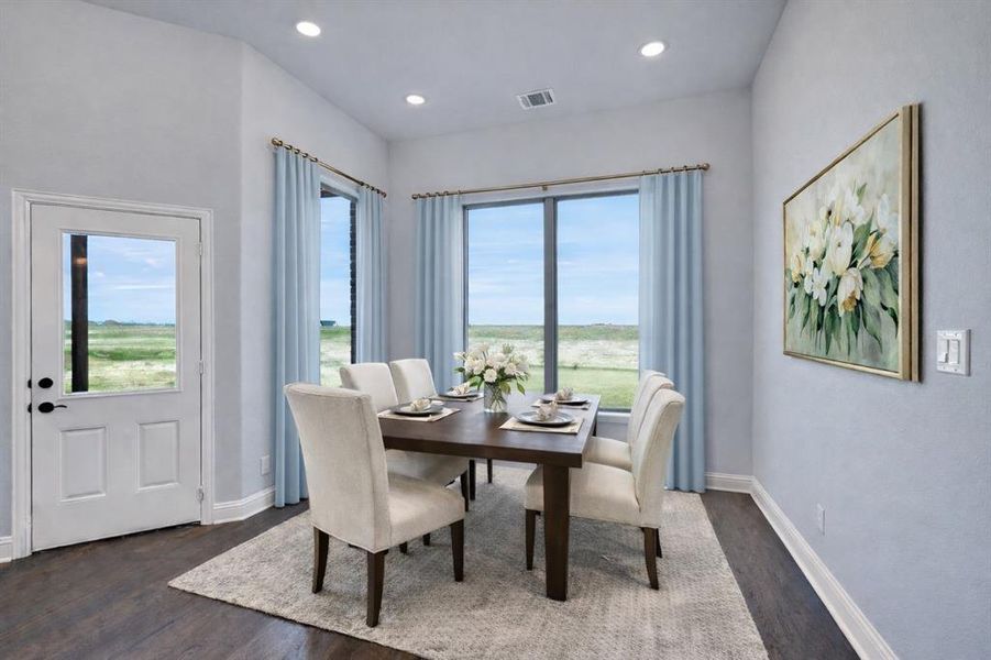 Furnished interior view inside a new home in Levante, Waxahachie (Image 7).